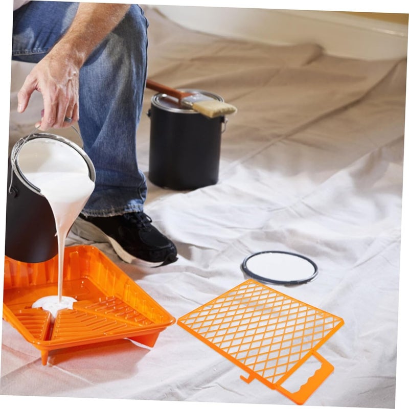 FELTECHELECTR Heavy Duty Plastic Paint Grid for Painting Projects Compatible 5-Gallon Buckets Easy to Clean Suitable for Home Improvement and Professional Use - Image 3